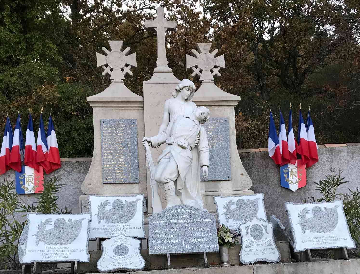 Mairie Saint-Savournin commémoration 11 novembre