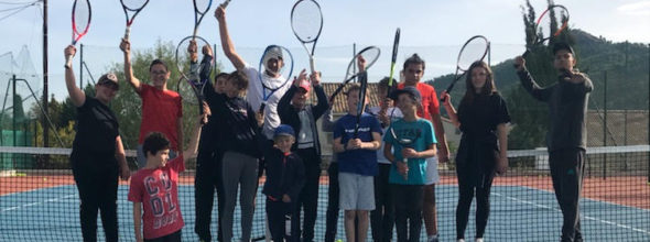 Stage de tennis et nouvel éclairage