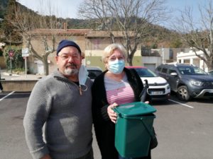Mairie Saint-Savournin distribution composteurs