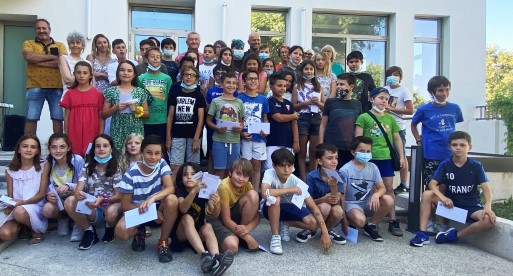 Mairie de Saint-Savournin Cérémonie d'au revoir pour les 2 classes de CM2 ce 25 juin 2021