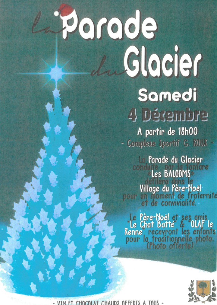 Mairie Saint-Savournin marché de Noël - parade du glacier 18h