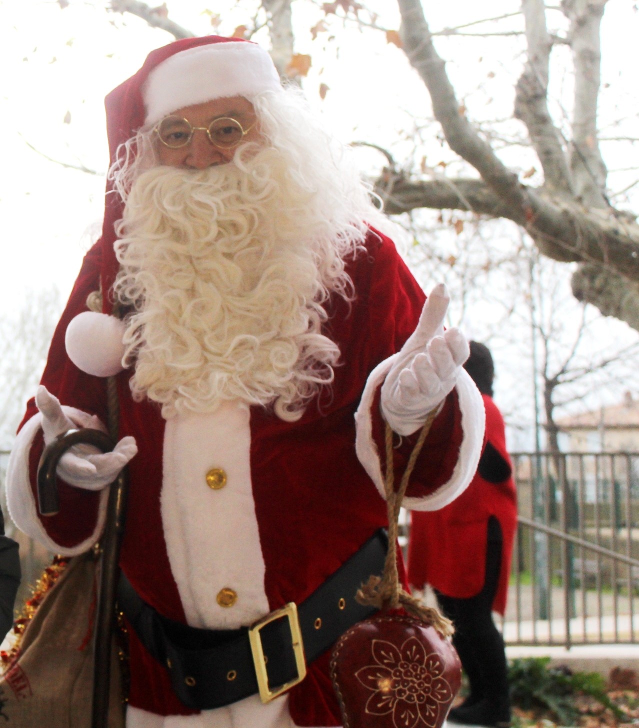 Mairie Saint-Savournin visite père Noël samedi 18 décembre