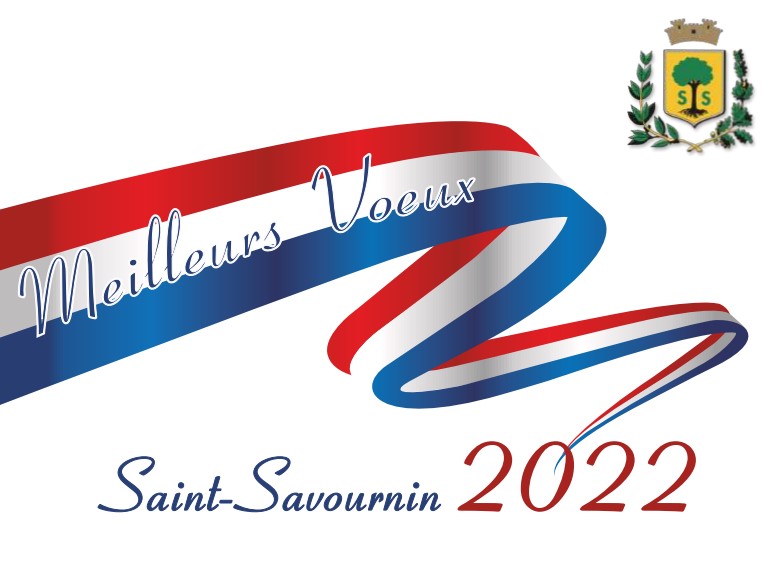 Mairie Saint-Savournin carte vœux 2022