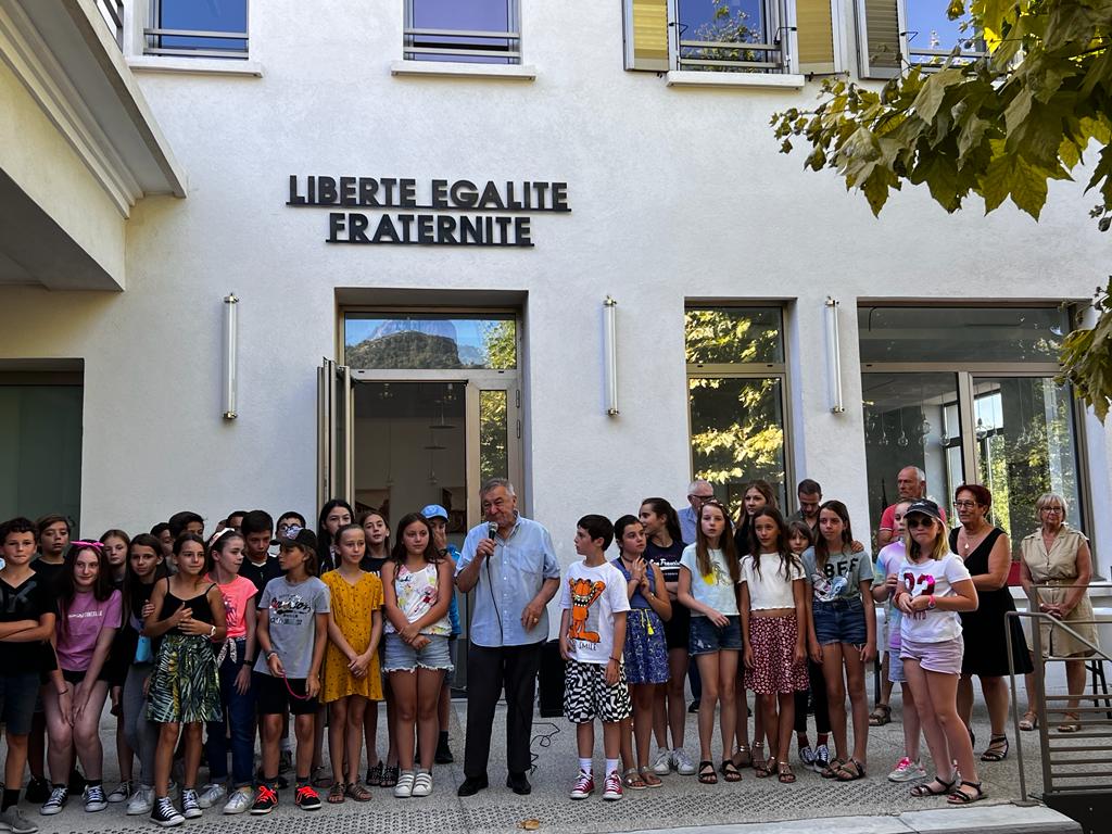 Mairie Saint-Savournin cérémonie des CM2 2022 - discours du maire