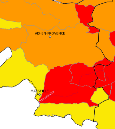 Mairie Saint-Savournin état de crise sècheresse maintenue carte départementale au 3 octobre 2022
