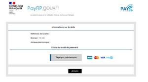 Mairie Saint-Savournin paiement en ligne étape site payfip