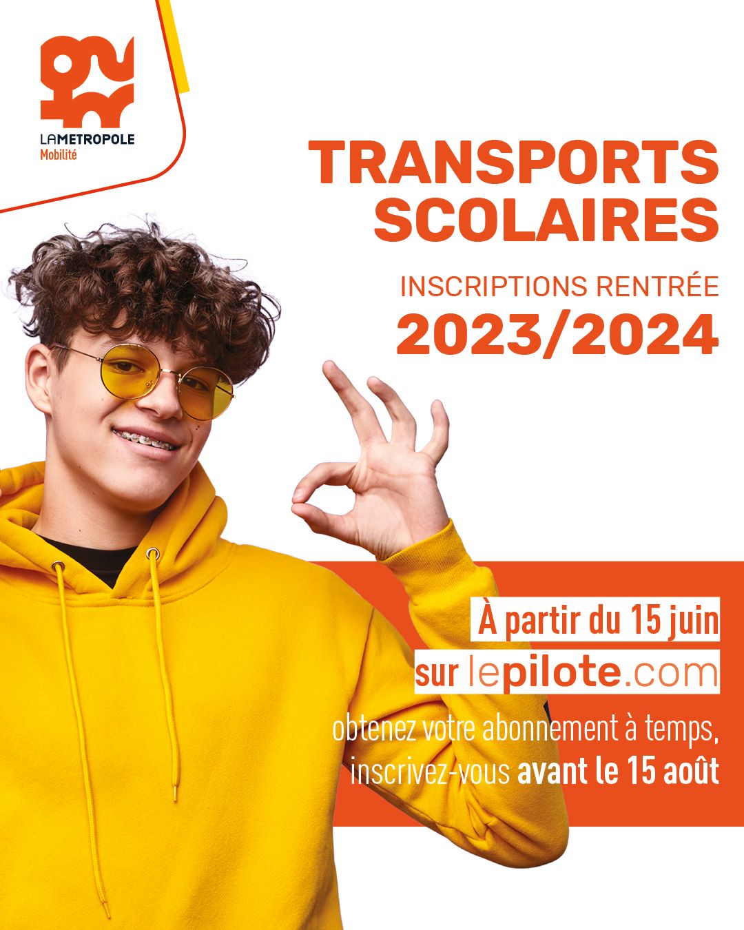 mairie Saint-Savournin inscription aux transports scolaires de la métropole 2023 2024