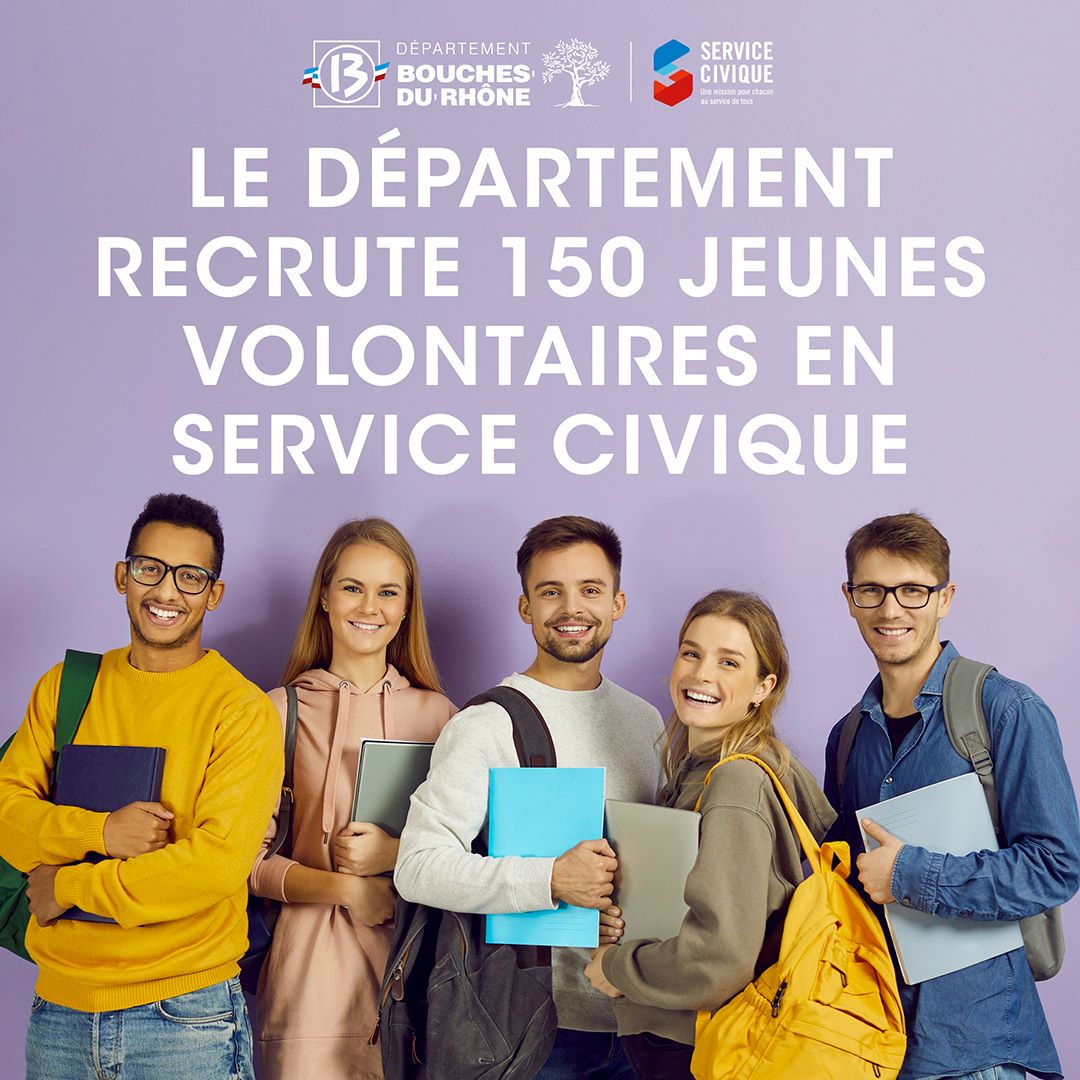 Mairie Saint-Savournin Le département 13 recrute 150 jeunes en service civique avant le 24 nov 2023