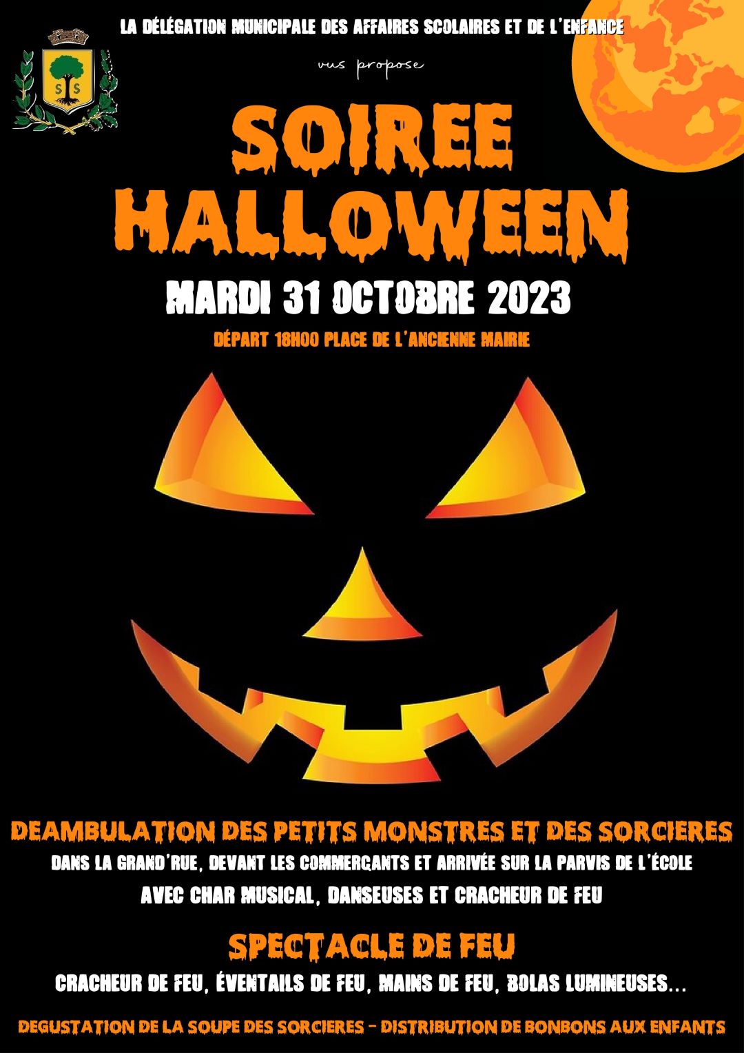 Mairie Saint-Savournin soirée halloween 31 oct 2023