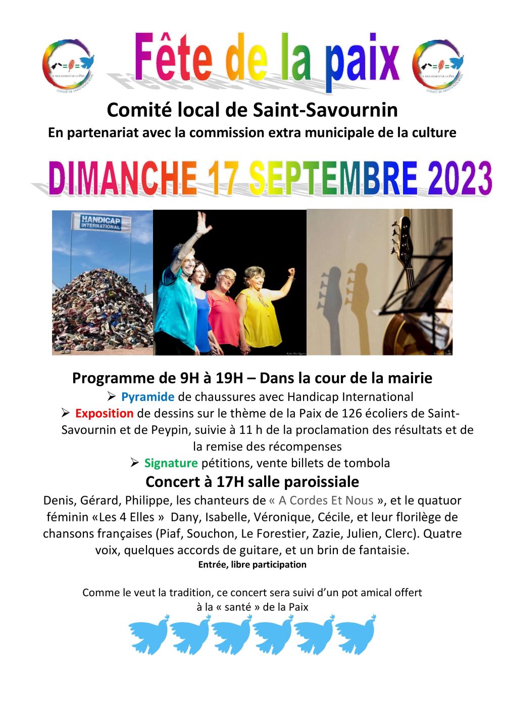 Mairie Saint-Savournin fête de la paix dimanche 17 sept 2023 page 1