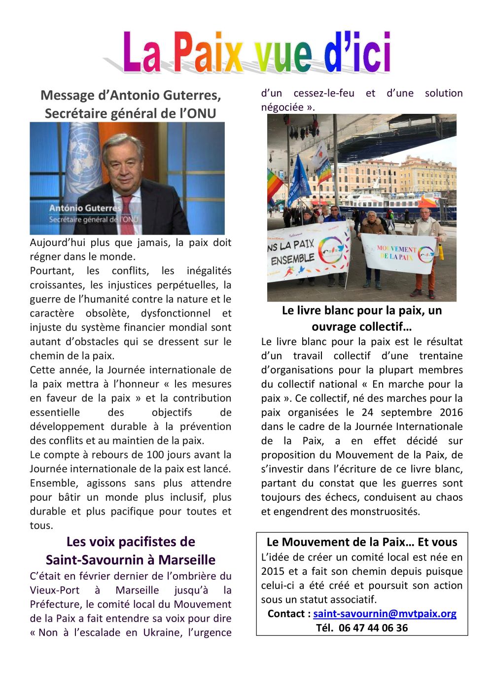 Mairie Saint-Savournin fête de la paix dimanche 17 sept 2023 page 2
