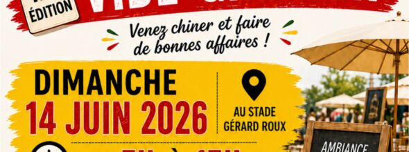 VIDE-GRENIER 14 JUIN 2026