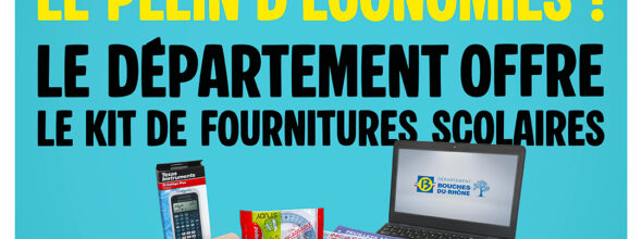 KIT FOURNITURES SCOLAIRES DEPARTEMENT DES BOUCHES DU RHONE
